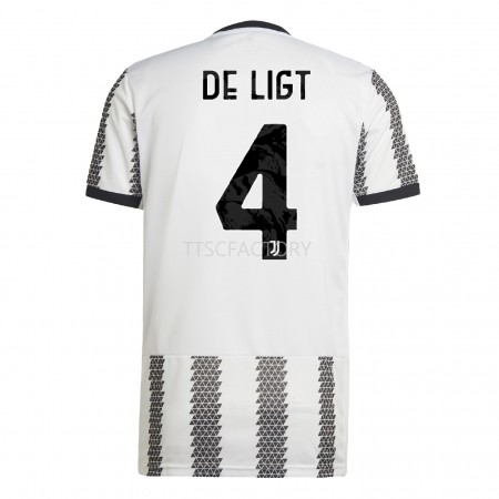 Koszulka Juventus De Ligt 4 Domowe Stroje Piłkarskie 2022/23 Krótki Rękaw